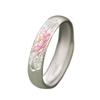 Chinese-Style Enamel Lotus Ring: Retro Artistic Gift for Girls