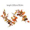 100cm Herbst-Ahornblatt-Girlande Hängende Dekoration Künstliche Herbstgirlande Thanksgiving-Schmuck für Zuhause Hochzeitsparty