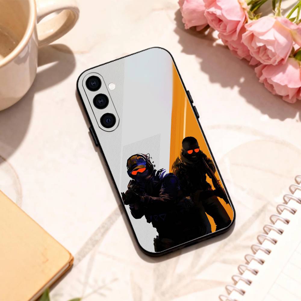 G-Game C-CS2 C-Counter S-Strikes   phone Case For Samsung Galaxy A73,A72,A71,A70,A53,A52,A51,Others Soft Black Shell