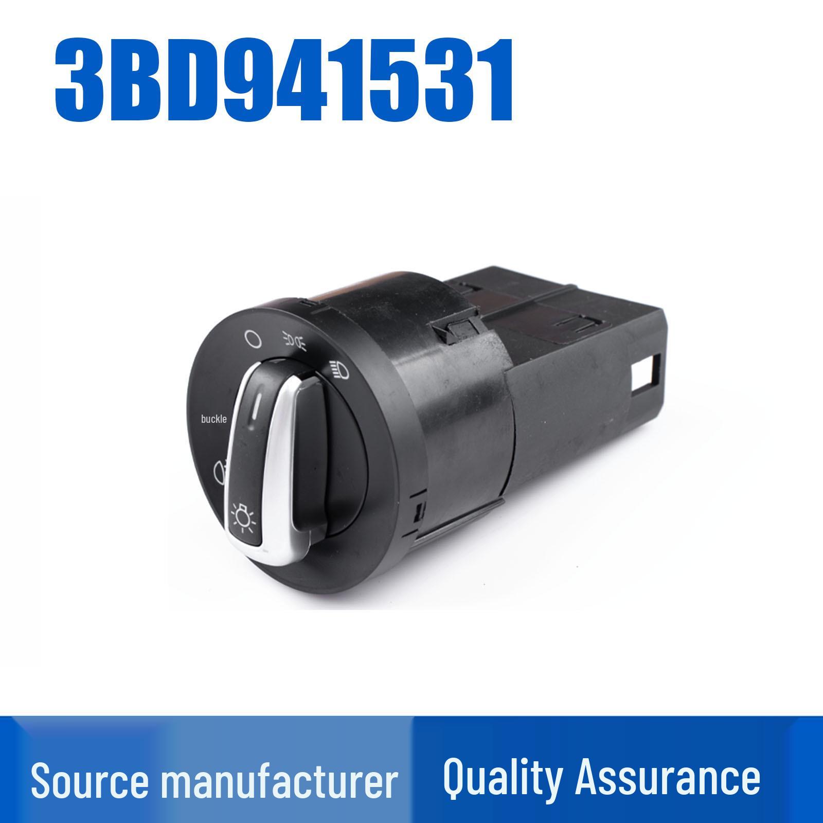 3BD941531 Headlight Switch for VW Bora, Golf IV, Lupo, Polo, Skoda, Ford Electric