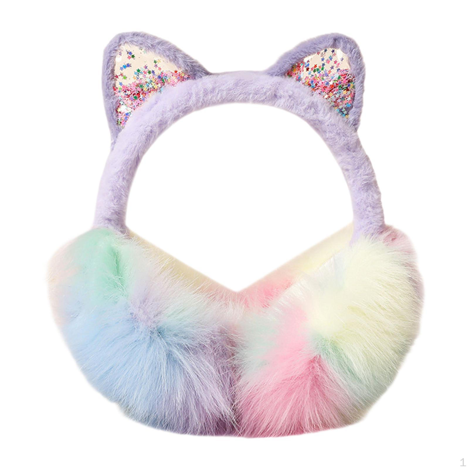 

Earmuffs, Ear Warmers, Winter Gift for Women, Girls And Teens. фиолетовый