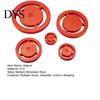 Clay Trimming Tool Set 5Pcs Pottery Foot Ring Set, Base Aligner, Molder, Even Press for Bowls Cups Espresso Mugs Handbuilt Ceramics Handmade Supplies