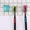 Home Dustproof Stand Wall Mount Toothbrush Holder Toothbrush Cover Bathroom Supplies Storage Rack