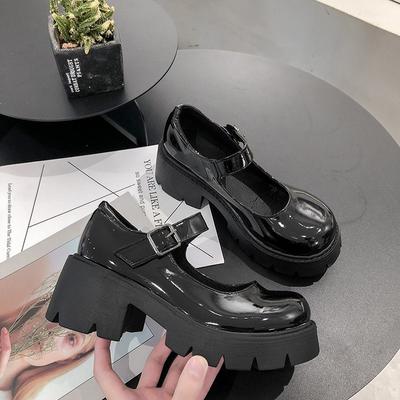 Lolita Shoes Women Japanese Style Vintage Soft Sister Girls High Heels Waterproof Platform Cosplay Costume Shoes