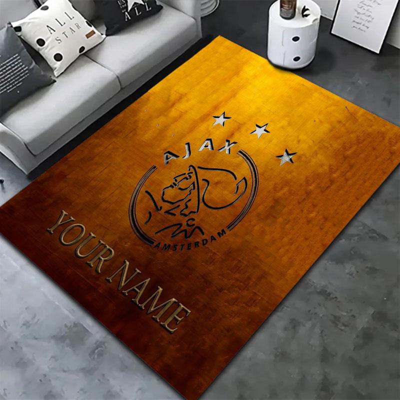 AFC Ajax Custom Name Carpet Rug for Living Room Bedroom Home Sofa Decoration,Kids play Non-slip Floor Mat