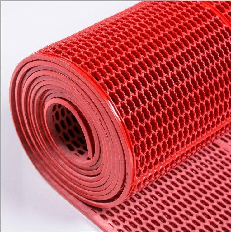 PVC Anti-Slip Mesh Floor Mat for Pool, Bathroom, and Kitchen