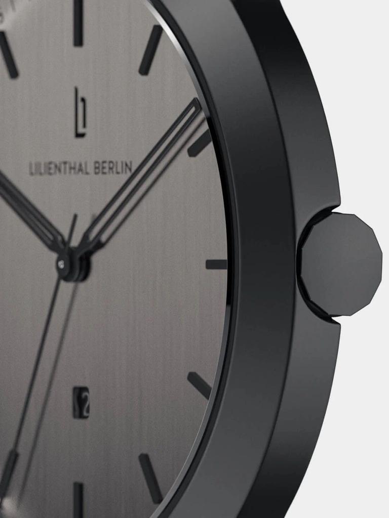 Lilianthal Berlin Made in Gray Zegarek Męski, Data, Niemcy, H01-010-B040C,