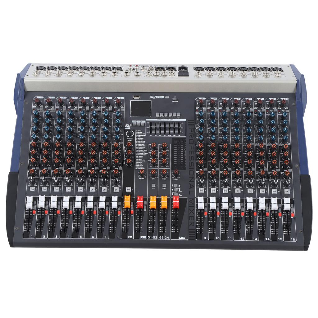 Sound Board Console 16 Channel Desk System Interface Mixing Console Desk System Interface