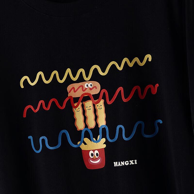 Women's Cartoon Print Loose Fit Short Sleeve T-Shirt