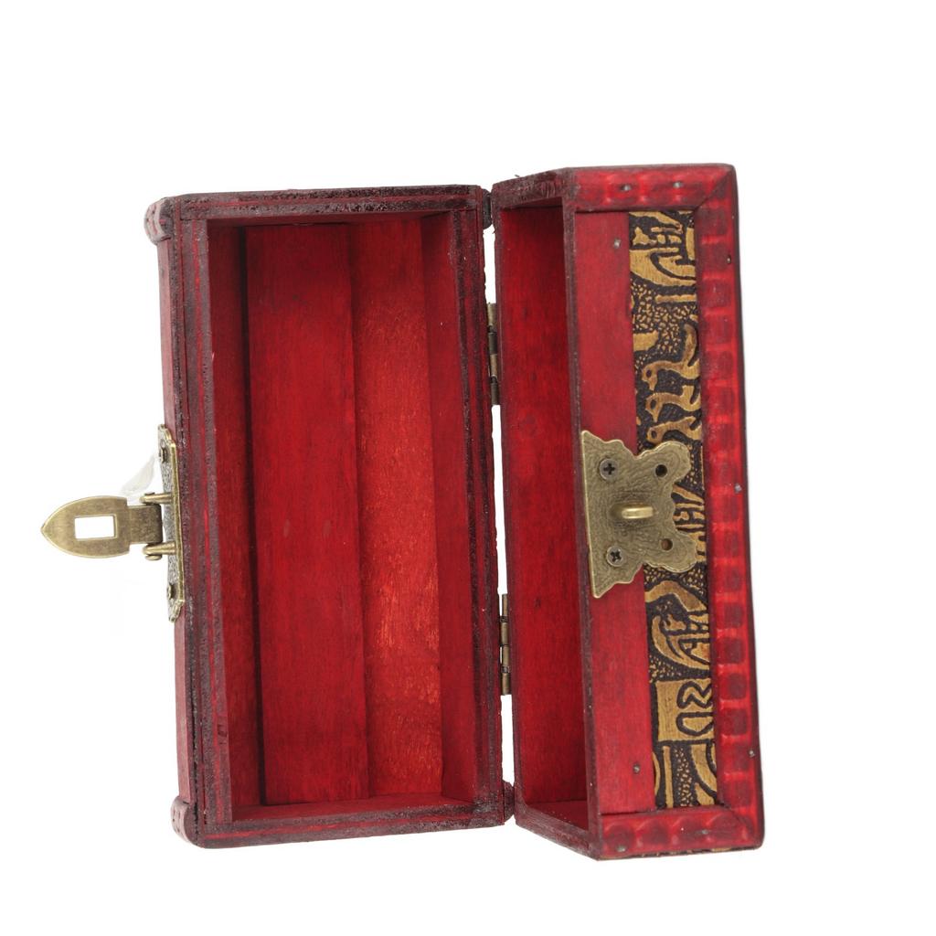 Vintage European Style Classical Wooden Case Jewelry Storage Box Container Home Decoration (#1)