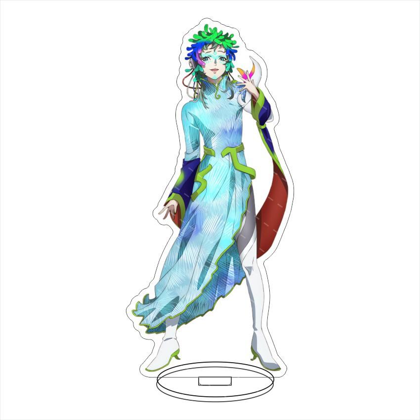 Anime Gnosia Acrylic Stand Model Figures Yuri Setsu SQ Racio Jina Shigemichi Cosplay Model Dorm Decor Props Fans Gift