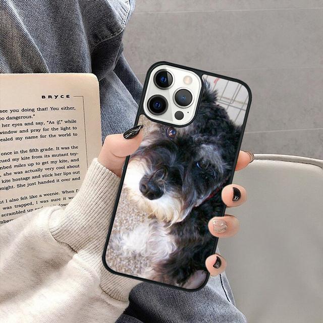 Cute Miniature Schnauzer Puppy Phone Case Cover for iPhone 17 Air 16 16e 15 13 14 11 12 Pro Max Max Plus Coque Fundas Shell