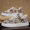 Board-Schuhe neue Sommer atmungsaktive bemalte Leinenschuhe Jugend lässige Plateau-Sportschuhe