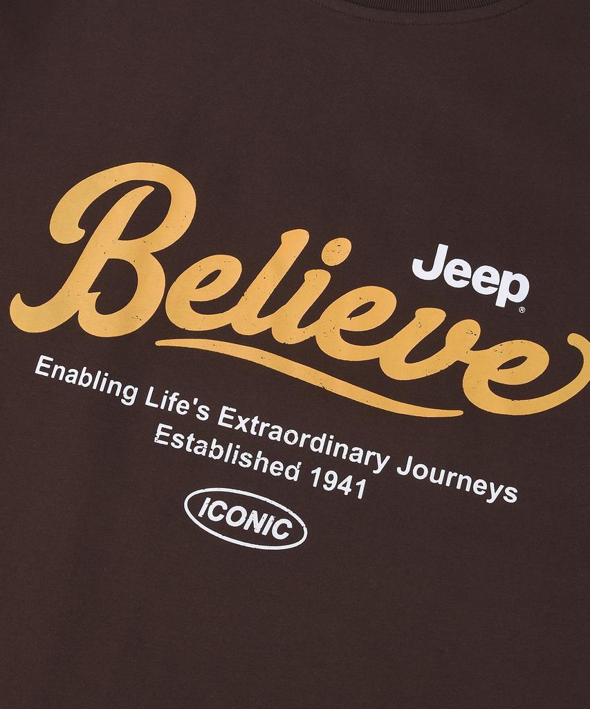 JEEP Jeep Believe Crack Logo Short Sleeve T-Shirt (Jr5Tsu162Br)