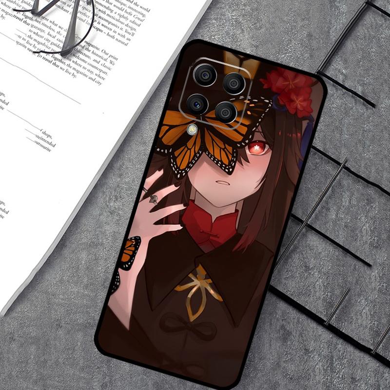 Genshin Impact Hu Tao Ghost Case For Samsung Galaxy M14 M12 M11 M13 M15 M06 M16 M36 M56 M31 M53 M32 M52 M35 M55 M34 M54