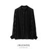 Zar Autumn New Women's Clothing French Style All-Matching Casual Silk Blended Velvet Shirt 9390109 800