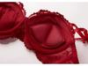 Desire Half-Cup Lace Lingerie Set - Comfortable, Wire-Free Bra with Adjustable Support
