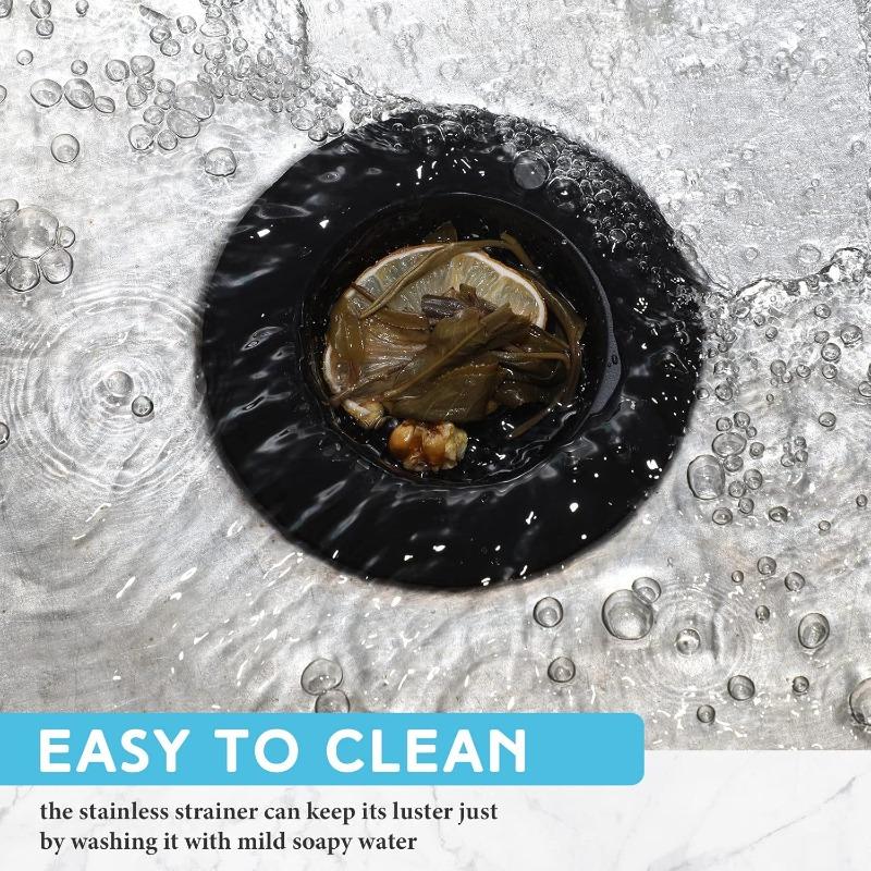 10/1PCS Kitchen Sink Filter Stainless Steel Mesh Sink Strainer Filter Bathroom Sink Strainer Drain Hole Filter Trap Waste Screen