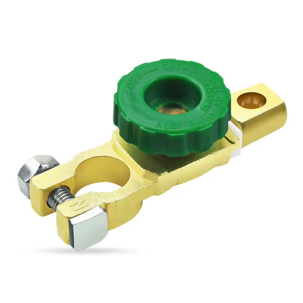 Car Battery Switch Battery Terminal Link Switch Automatic Circuit Breaker Car Battery Power-off Switch Quick Cut-off Disconnect Protector RV 12V-24V