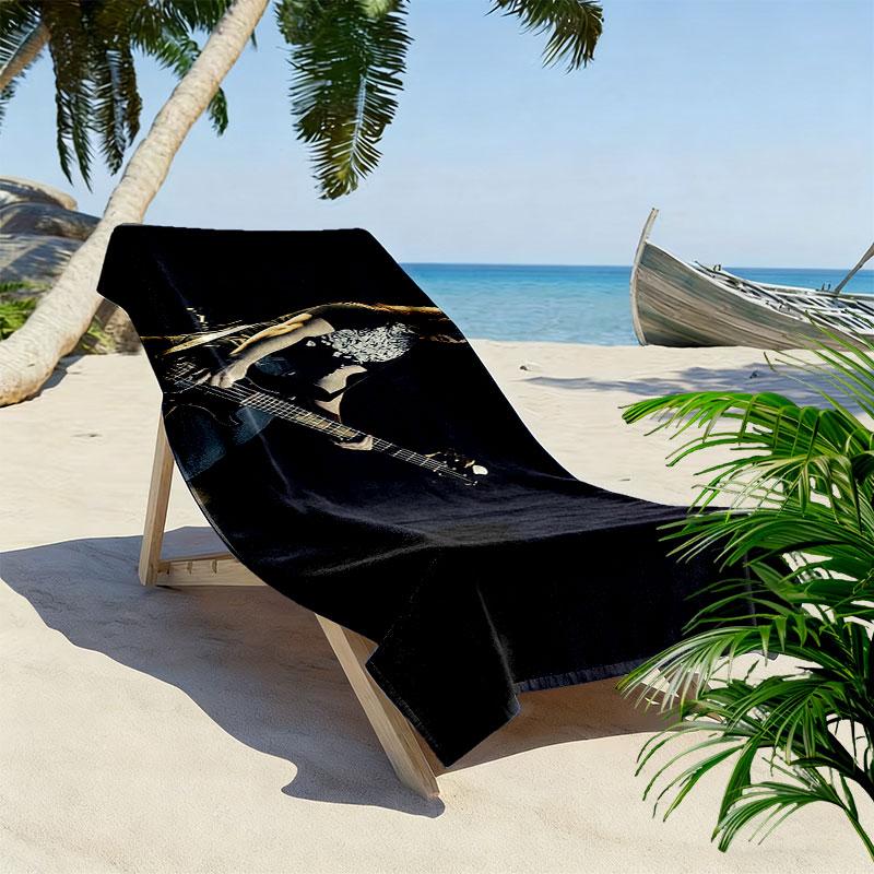 Georg Listing Druck Strandtuch, Großes Weiches Schnelltrocknendes Handtuch für Strand Camping Schwimmen