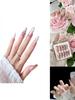 Original Photographyhandmade Nail Patch For Therapy New Trendy Luxury Long Cat Eye Nail With Sparkling Gems S44 Almond Love Girl)