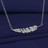 New Fashion 925 Sterling Silver Jewelry Round Zircon Pendants Necklaces Women Fine Semi Rhinestone Circle Clavicle Chain Choker