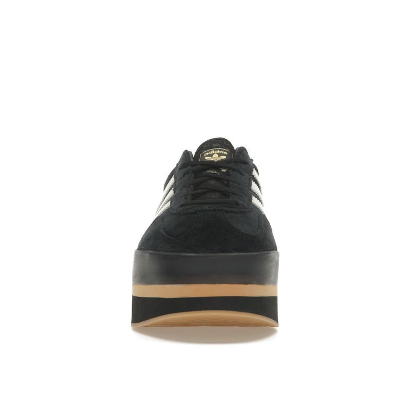 Adidas  Gazelle Stack Black Cream Gum Women Sneakers Core-Black Cream-White JS0239