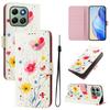Luxury Flip Leather Case For Honor X5B Plus Flip Cover On For Huawei Honor X5B 4G GFY-LX2P Fundas Wallet Bags Flower Cases Shell
