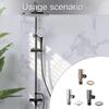 Brass Turn Angle Stop Valves Bathroom High Flows Hot/Cold Water Shut Down Valves Water Flows Control Valves Enduring