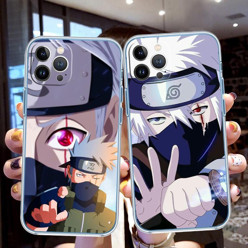 PP49 Naruto Kakashi Soft Shell Transparent Phone Case for Motorola Moto G7 G8 G9 G84 G85 G73 G24 G15 Z2 Play Power Plus