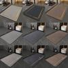 Modern Minimalist Silicone Diatom Mud Bathroom Door Mat With Water Absorption For Bathroom Comfort