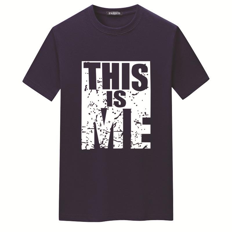 QICED Letní triko s krátkým rukávem Pánské triko Trend s výstřihem do O