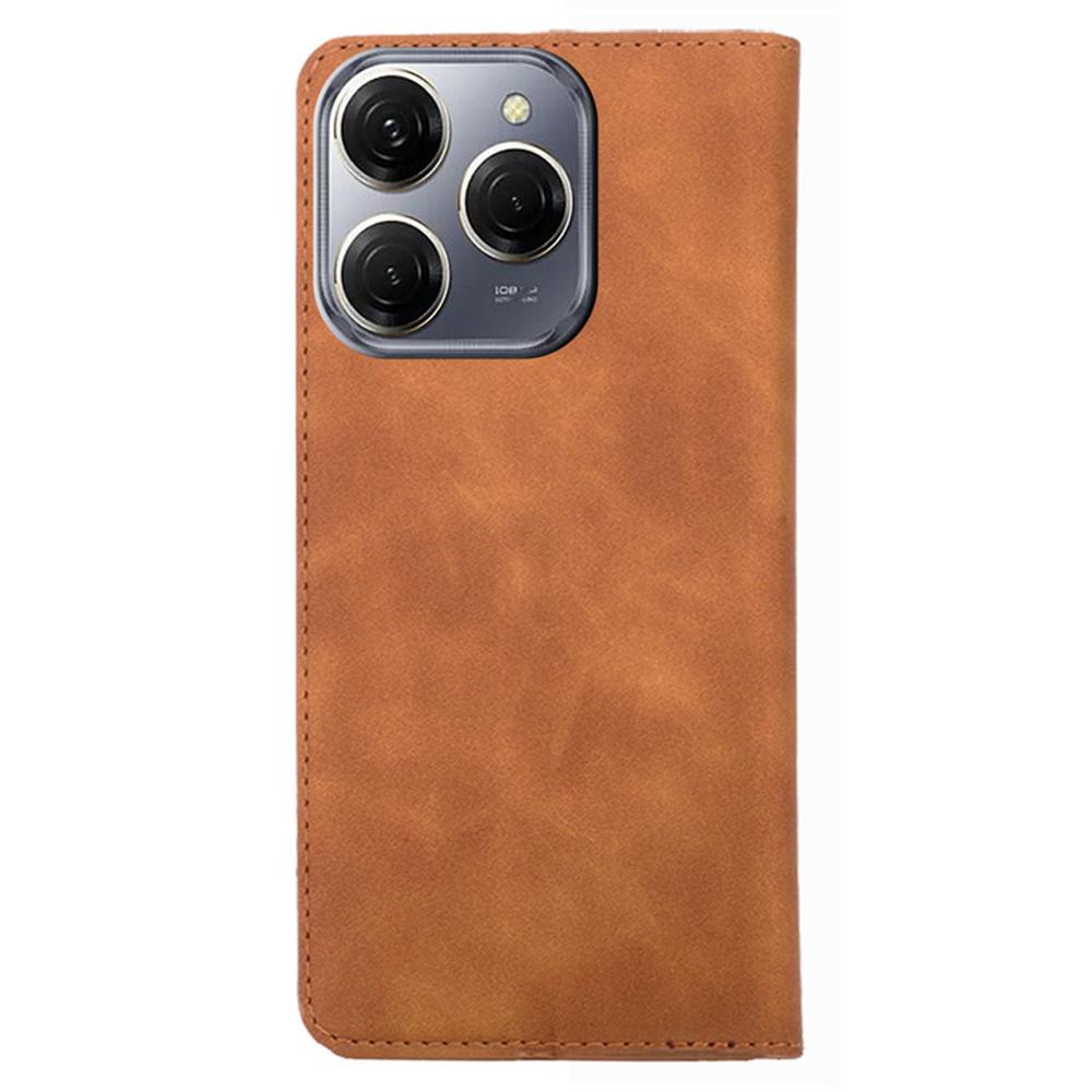 For TECNO Spark 20 Pro Case Anti-Scratch PU Leather Stand Card Slots Cell Phone Cover