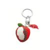 Craftsmanship Realistic Fruit Exquisite Keyring School Supplies Travel Essential Gift Backpack Phone Case Ornament