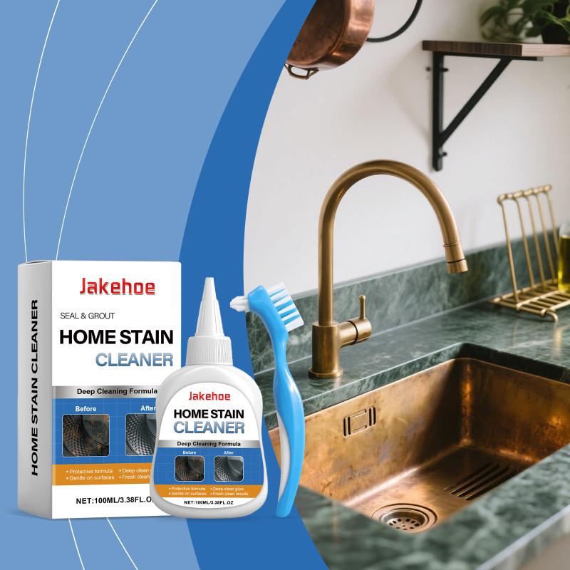 Jakehoe Gel Rimozione Macchie Casa Detergente Lavatrice Potente Con Spazzola Doccia Lavandino Bagno Gel Detergente Multiuso