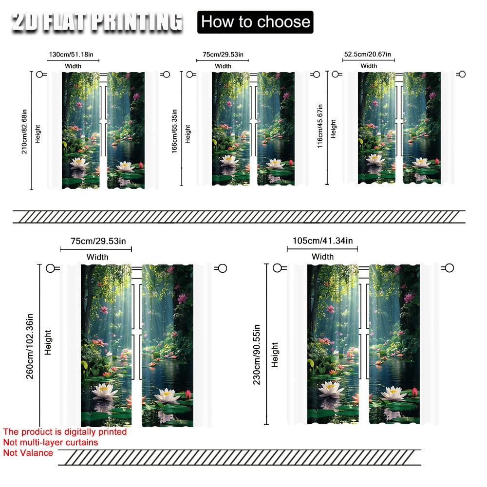 2 Stück, Vorhangblume (2) Vielseitig 100% Polyester, Ohne Strom Familienfeier Perfekt für ästhetische Raumdeko