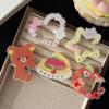 Cartoon Little Bear Star Cake Carabiner Mountaineering Buckle Porous Acrylic Buckle Keychain Backpack Multipurpose Keyring Hook