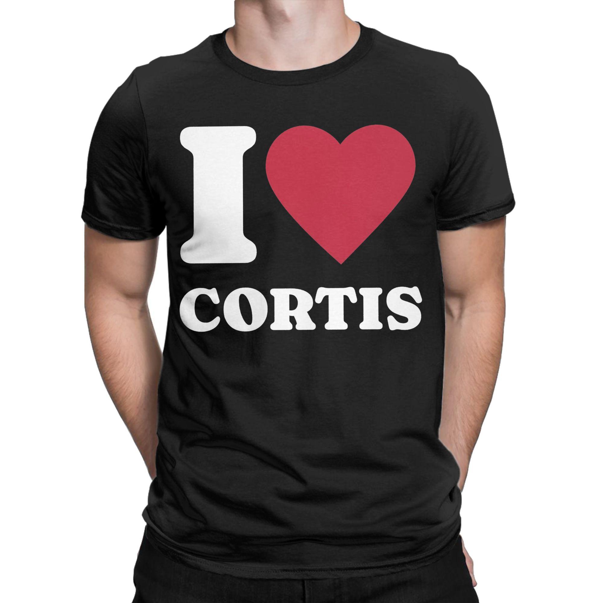 

I Love CORTIS T-Shirt Men Cool Pure Cotton Tee Shirt Crew Neck Short Sleeve T Shirts Plus Size Clothes 5XL різнокольоровий