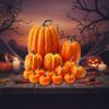 Halloween Artificial Pumpkins Set Of 14Pieces Durable User Friendly Materials For Tabletop Porch Decors