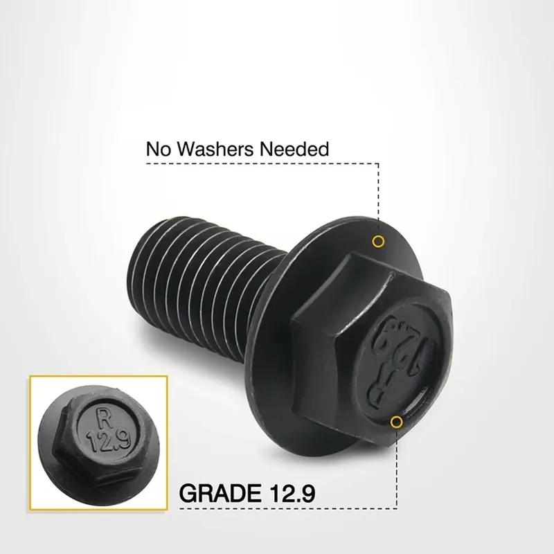 12.9 LS Transmission Flywheel Bolts Set Flexplate Kit 551926, 11569956 for LS Engines LS1 LS2 LS3 LS6 LS7 4.8 5.3 6.0