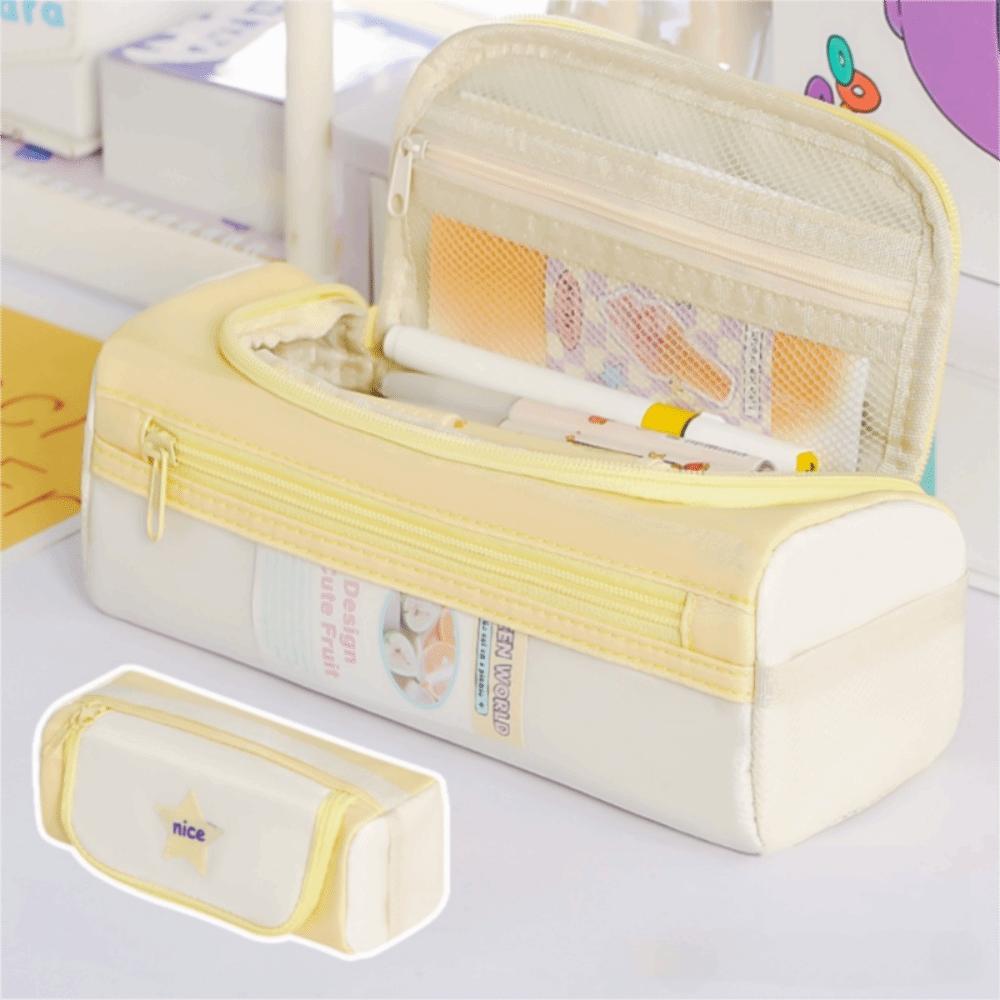 Cosmetics Storage Cartoon Star Pencil Case Makeup Bag Stationery Storage Bag  Student