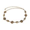 Retro Embellished Metal Waist Belt With Water Dots For Adult Women Jewelry Summer