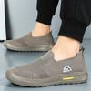 Herrenschuhe Neuer Stil Atmungsaktive und geruchshemmende Mesh-Schuhe Ein-Fuß-Slipper Weiche Sohle Herren Stoffschuhe Freizeitschuhe