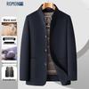 Men's Luxury Wool Stand-Collar Casual Jacket