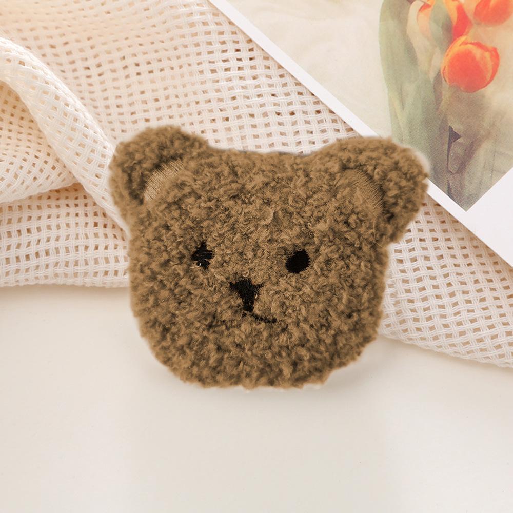Cartoon Animal Plush Mobile Phone Airbag Holder Mobile Phone Lazy Air Cushion Support Stand Paste Mobile Phone Case Ring Buckle