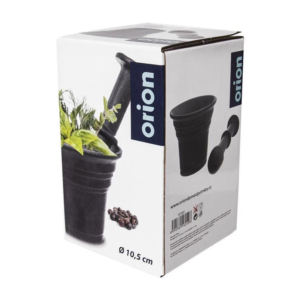 Black cast iron spice mortar LITINA