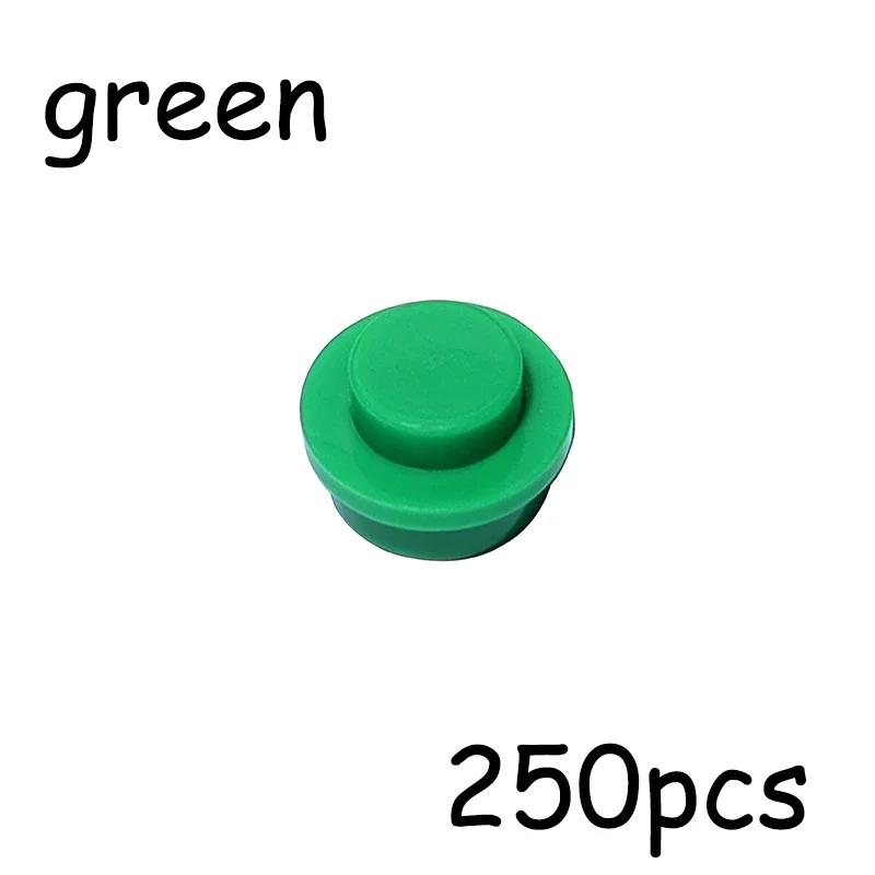 Ungiftig 250 Stück 4073 6141 Platte Rund 1x1 Punkt Moc Zusammenbau Partikel Diy Bausteine 1*1 Figuren Lampe Steine Pädagogisches Spielzeug Für Kinder