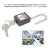 10 Sets 1.5in   Padlocks Steel Beam Insulated Anti Corrosion Lock for Industry Machine Manufacturing(Blue )