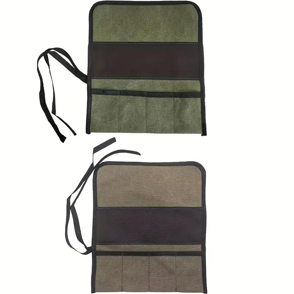 Multiple Pocket Multi-Purpose Roll Up Tool Bag Oxford Cloth Wrench Pouch Screwdrivers Drills Storage Case Bag Hanging Tool