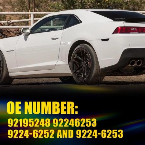 4PC Smoked Rear Side Marker Lights Lamps Housing For 2010-2015 Chevrolet Camaro